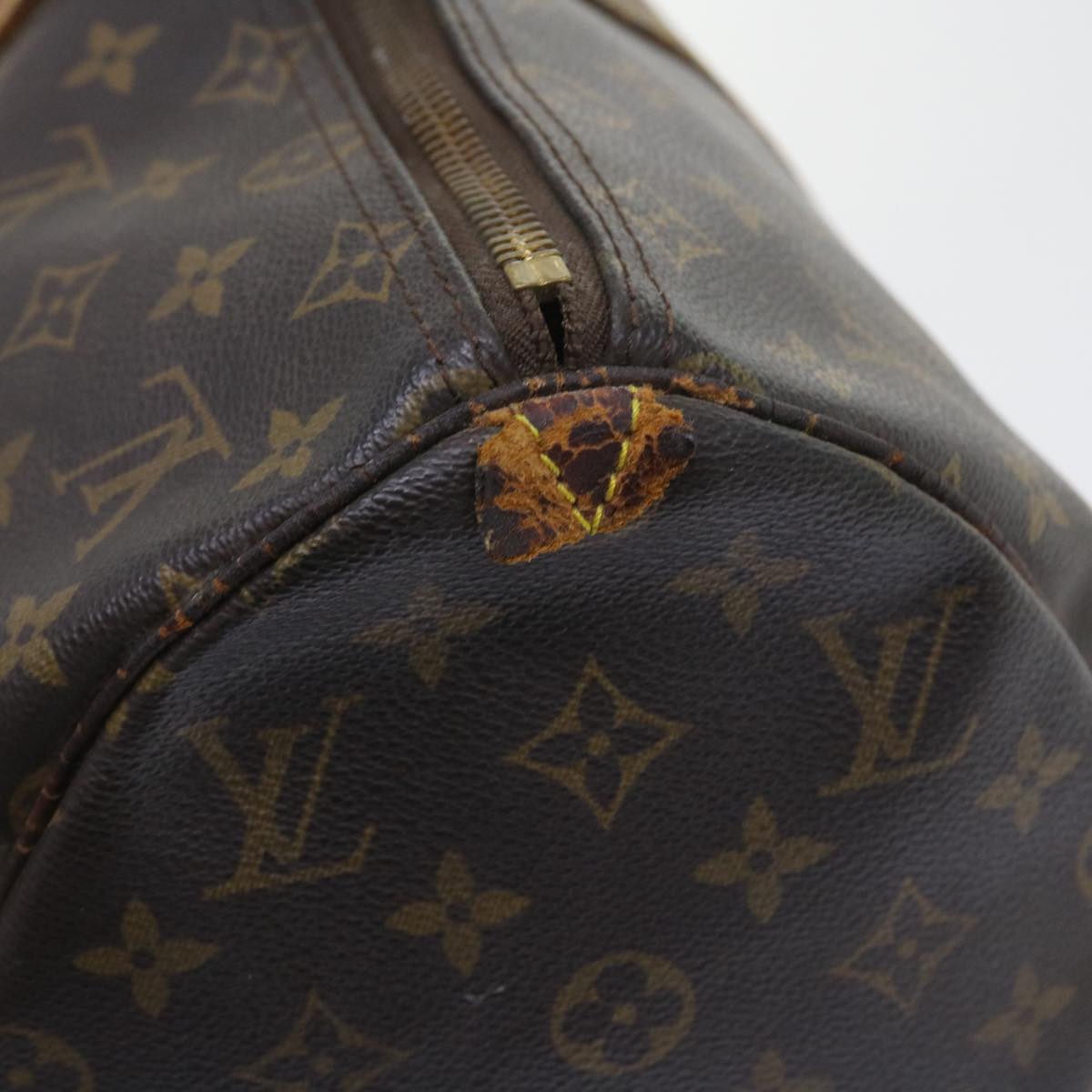 LOUIS VUITTON Monogram Hand Bag Boston Bag 2Set LV Auth ar10499