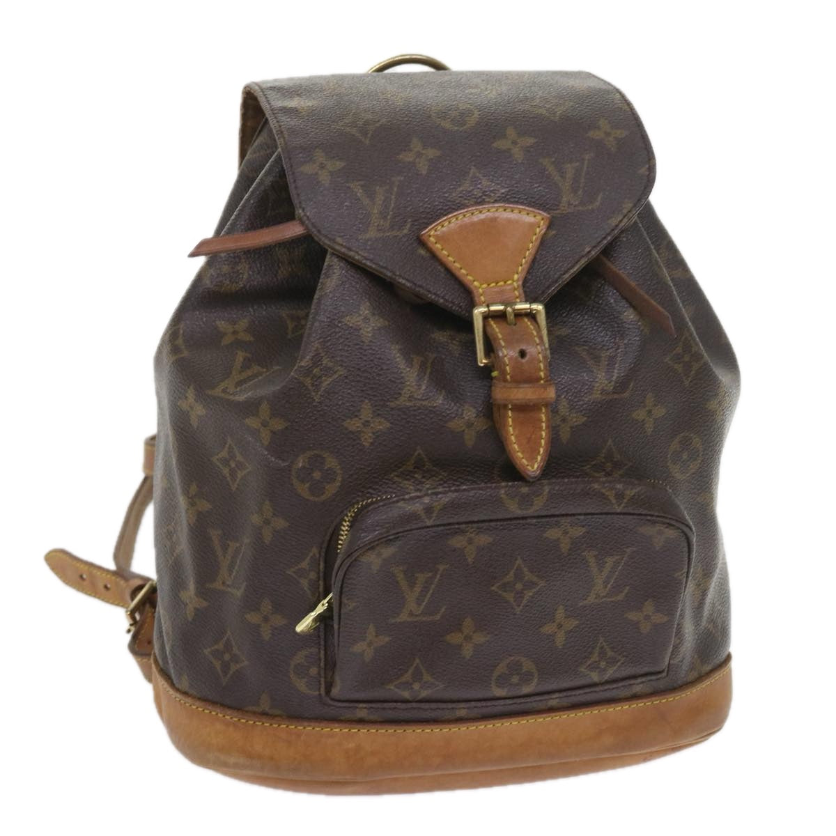 LOUIS VUITTON Monogram Montsouris MM Backpack M51136 LV Auth ar10564B