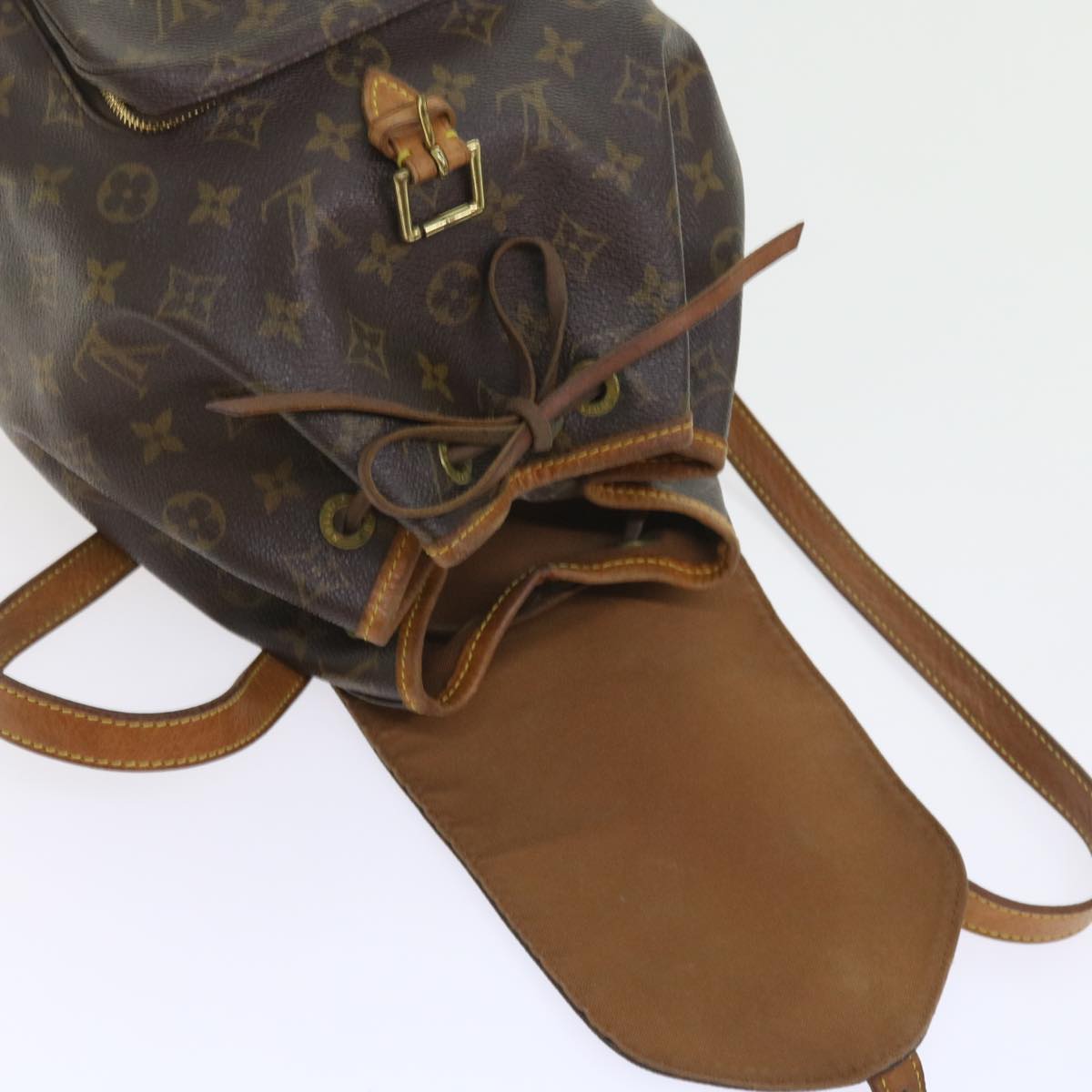 LOUIS VUITTON Monogram Montsouris MM Backpack M51136 LV Auth ar10564B