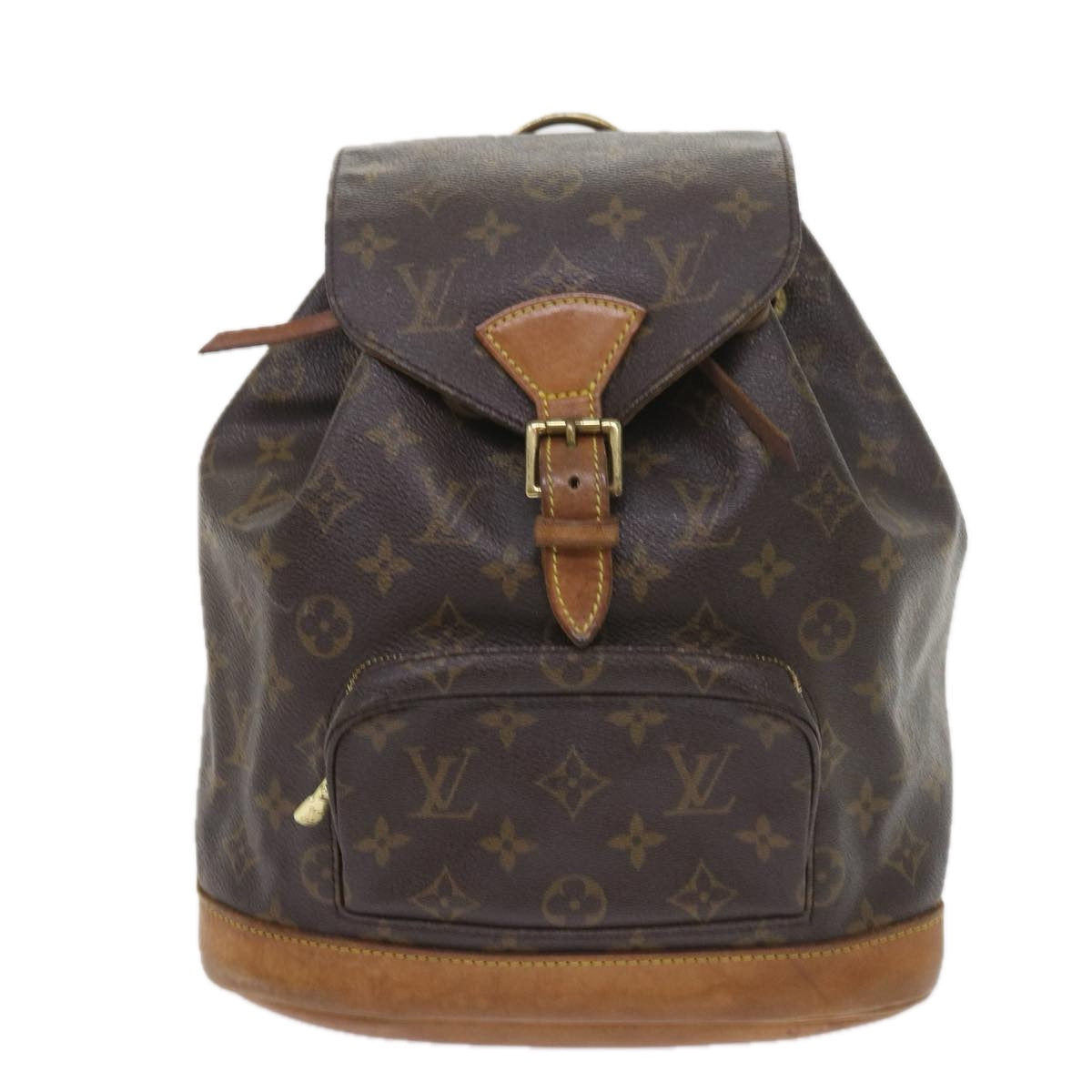 LOUIS VUITTON Monogram Montsouris MM Backpack M51136 LV Auth ar10564B