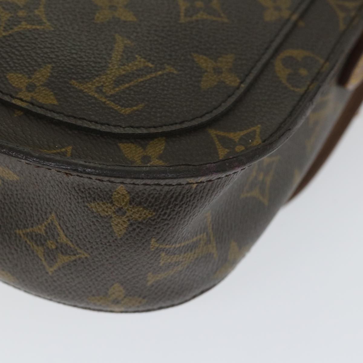 LOUIS VUITTON Monogram Saint Cloud GM Shoulder Bag M51242 LV Auth ar10568B