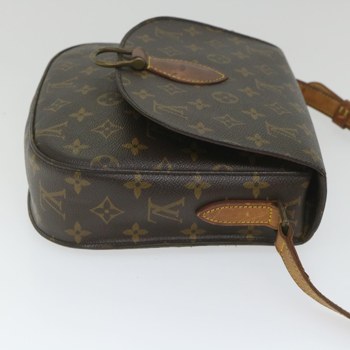 LOUIS VUITTON Monogram Saint Cloud GM Shoulder Bag M51242 LV Auth ar10568B