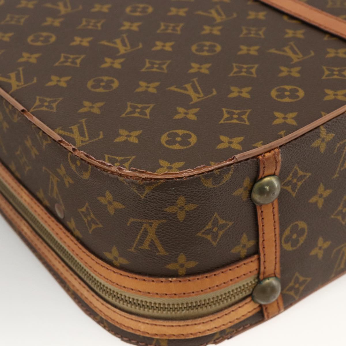 LOUIS VUITTON Monogram Tennis Case Valiz Boston Bag No.90 LV Auth ar10578B