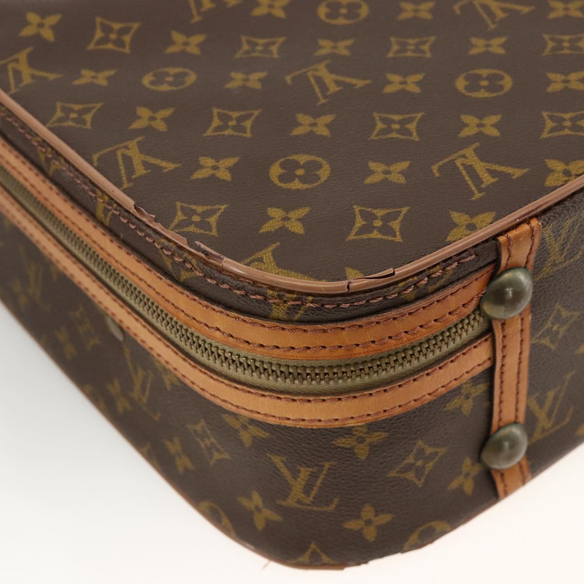 LOUIS VUITTON Monogram Tennis Case Valiz Boston Bag No.90 LV Auth ar10578B
