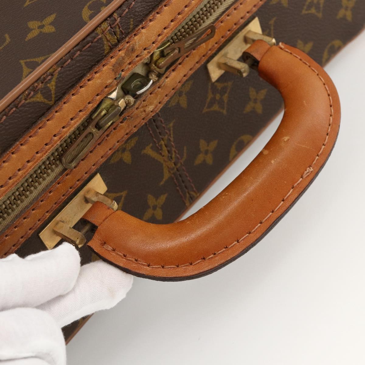 LOUIS VUITTON Monogram Tennis Case Valiz Boston Bag No.90 LV Auth ar10578B