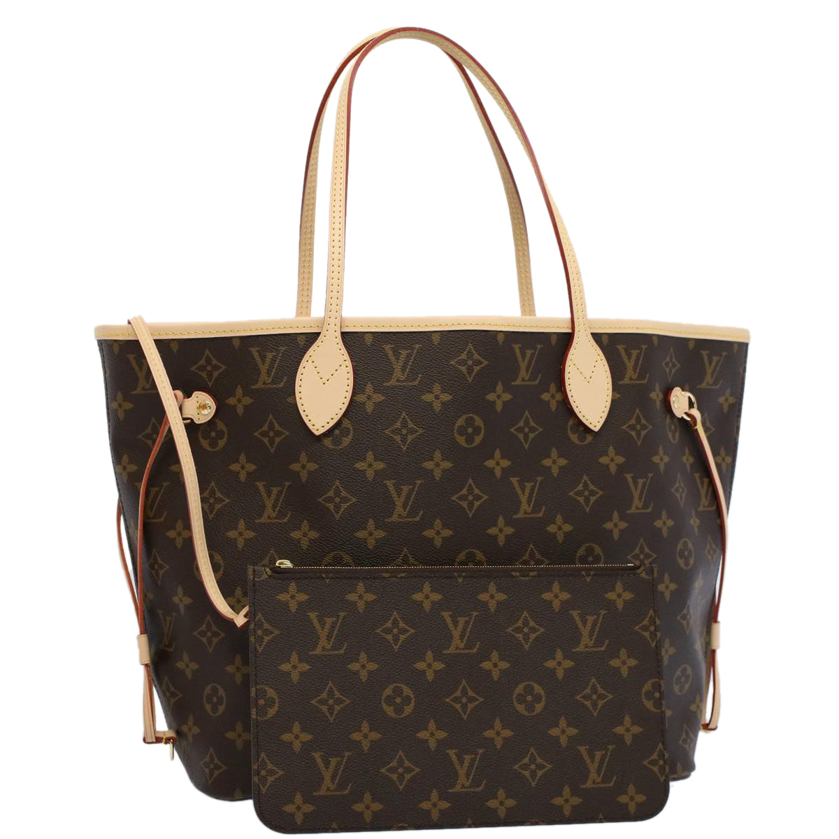 LOUIS VUITTON Monogram Neverfull MM Tote Bag M40156 LV Auth ar10581S