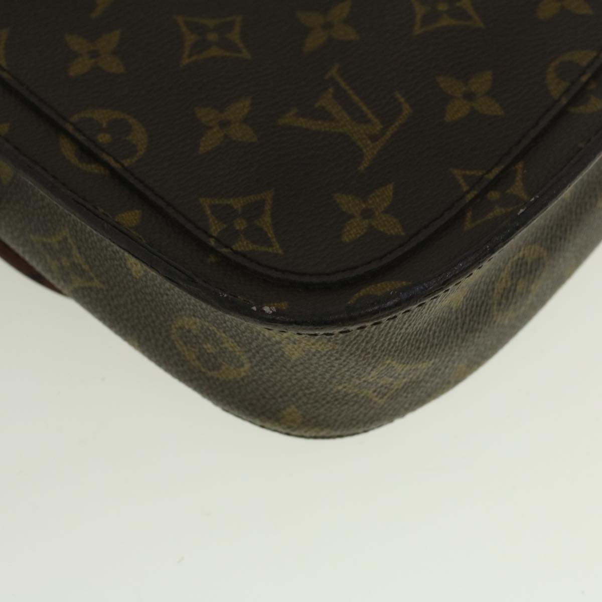 LOUIS VUITTON Monogram Saint Cloud MM Shoulder Bag M51243 LV Auth ar10585B