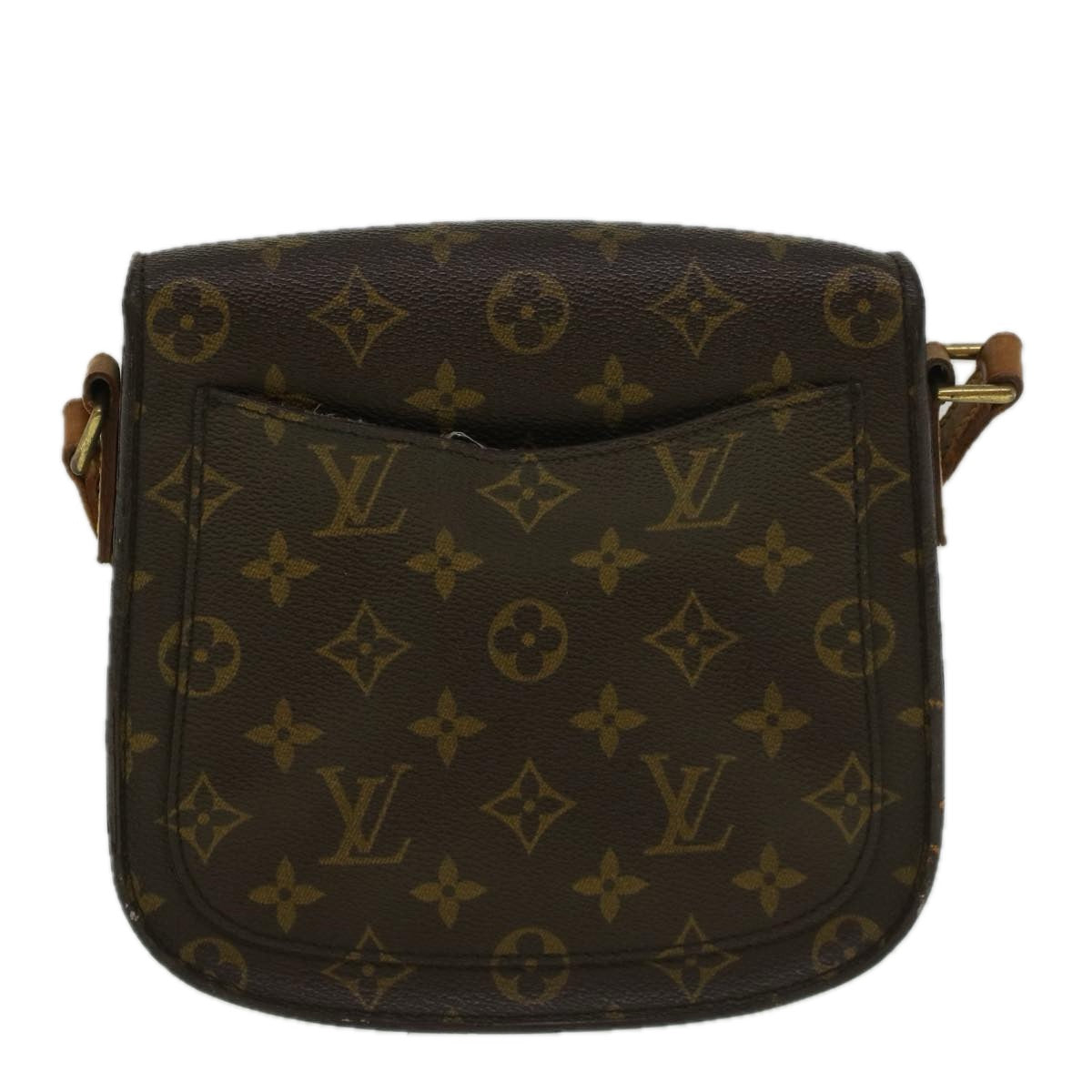 LOUIS VUITTON Monogram Saint Cloud MM Shoulder Bag M51243 LV Auth ar10585B