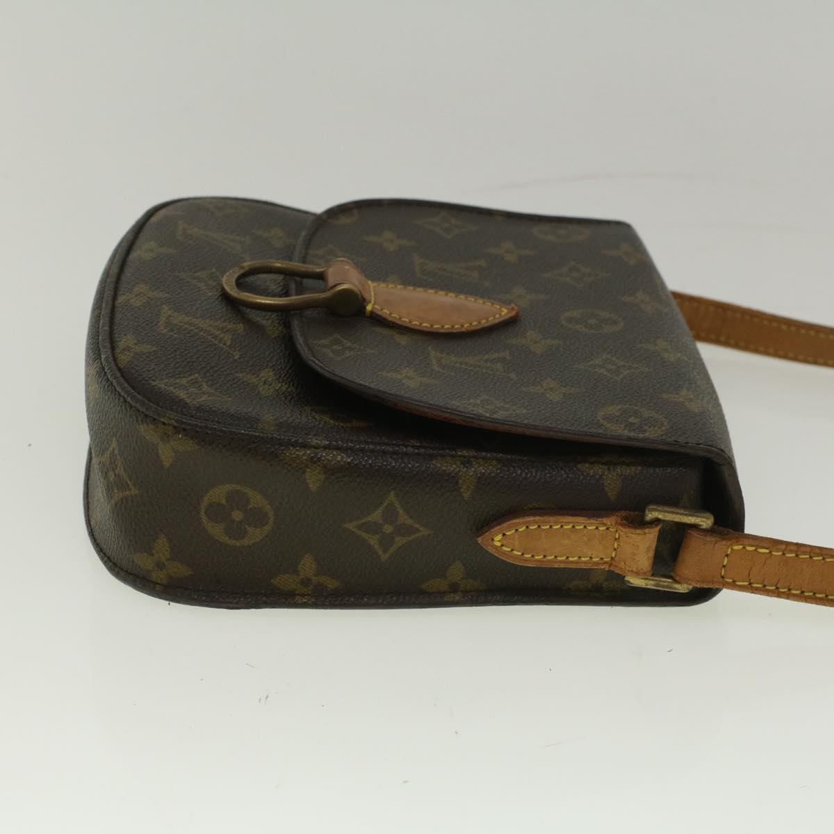 LOUIS VUITTON Monogram Saint Cloud MM Shoulder Bag M51243 LV Auth ar10585B