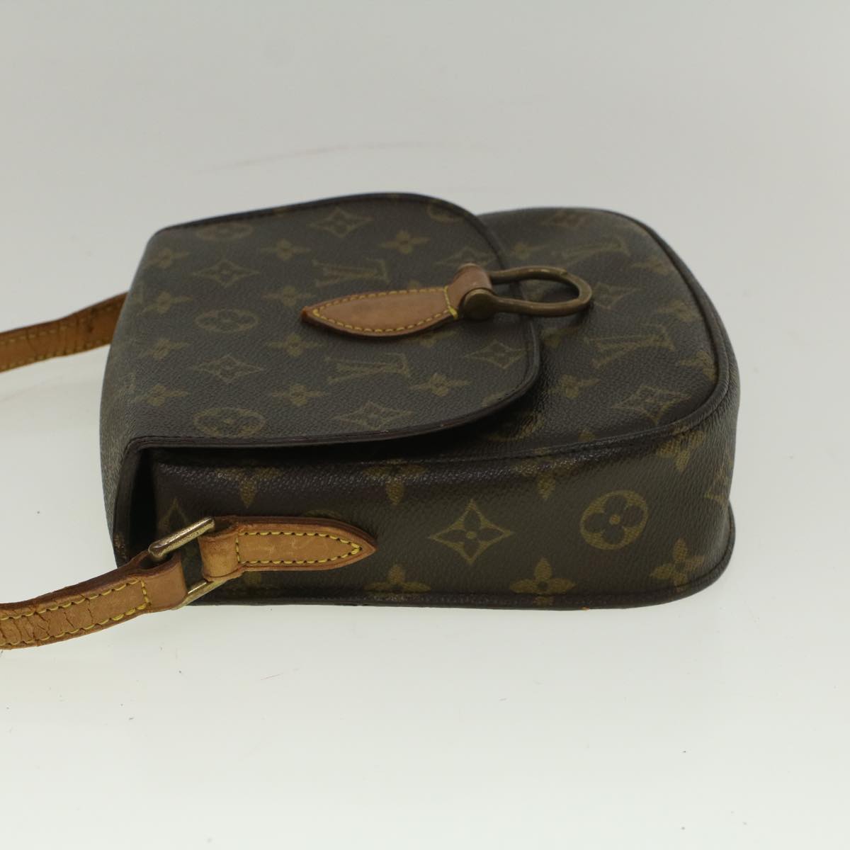 LOUIS VUITTON Monogram Saint Cloud MM Shoulder Bag M51243 LV Auth ar10585B