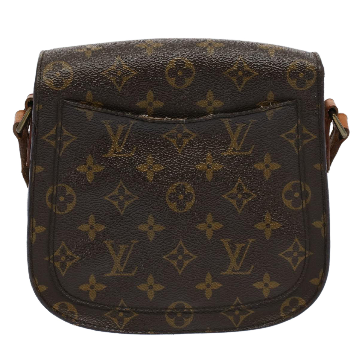 LOUIS VUITTON Monogram Saint Cloud MM Shoulder Bag M51243 LV Auth ar10598B