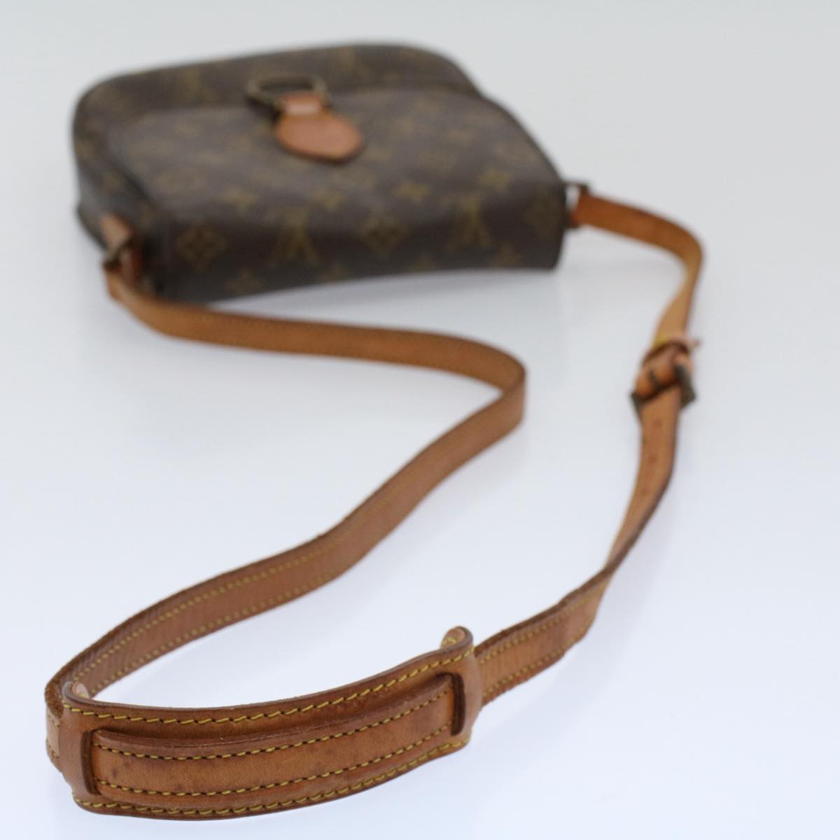 LOUIS VUITTON Monogram Saint Cloud MM Shoulder Bag M51243 LV Auth ar10598B