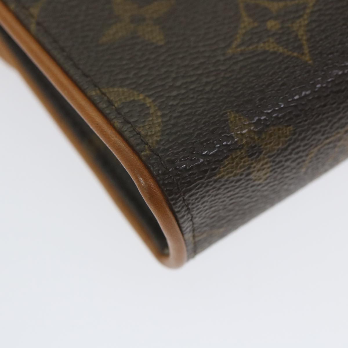 LOUIS VUITTON Monogram Pochette Florentine Waist bag M51855 LV Auth ar10600B