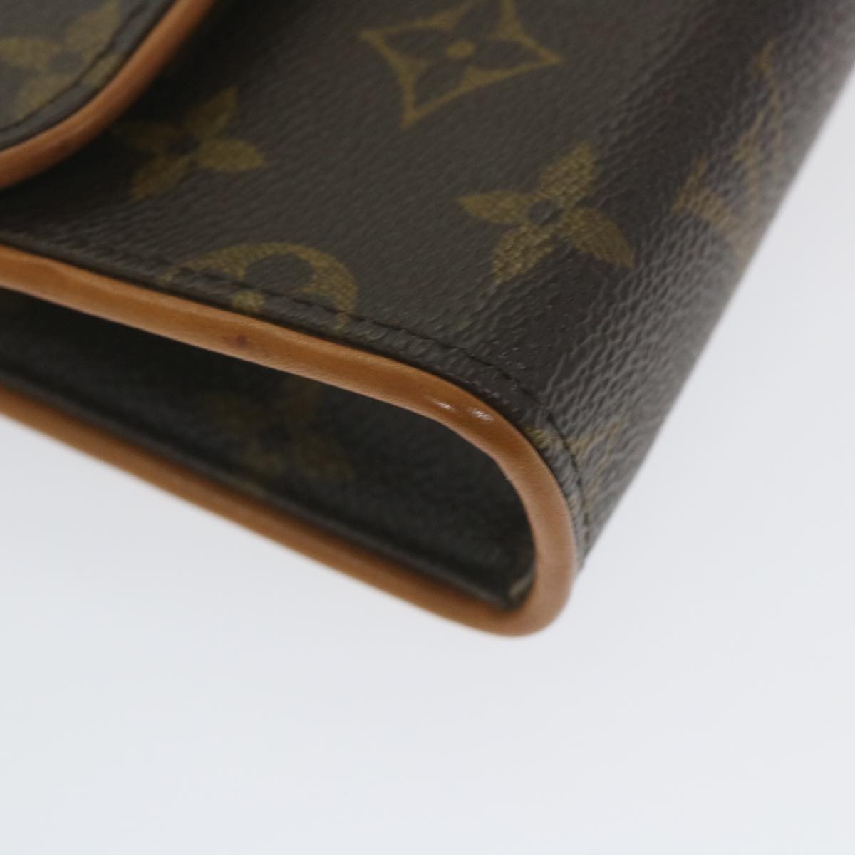 LOUIS VUITTON Monogram Pochette Florentine Waist bag M51855 LV Auth ar10600B