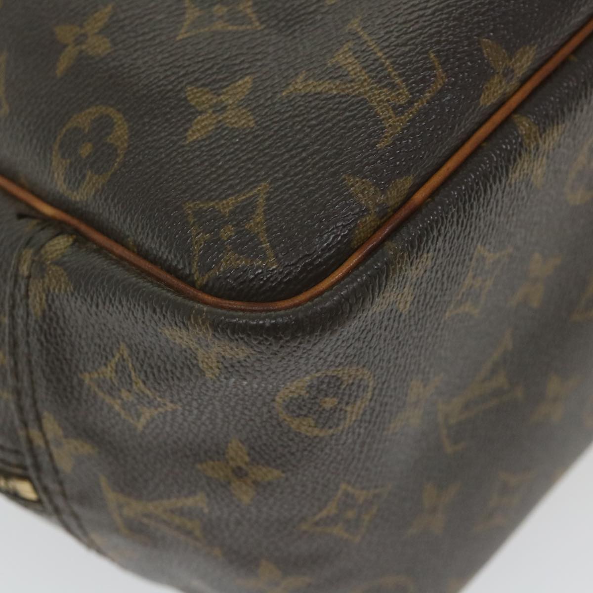 LOUIS VUITTON Monogram Deauville Hand Bag M47270 LV Auth ar10619B