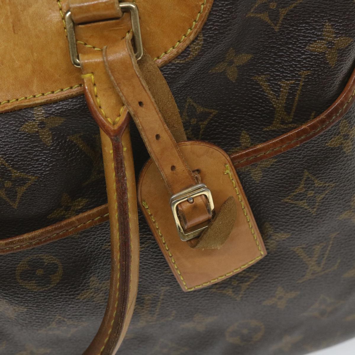 LOUIS VUITTON Monogram Deauville Hand Bag M47270 LV Auth ar10619B