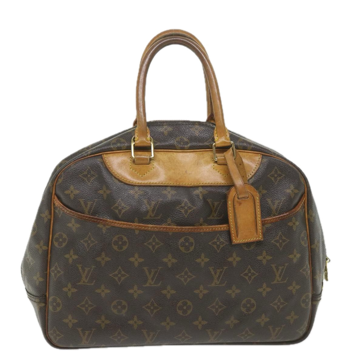 LOUIS VUITTON Monogram Deauville Hand Bag M47270 LV Auth ar10619B