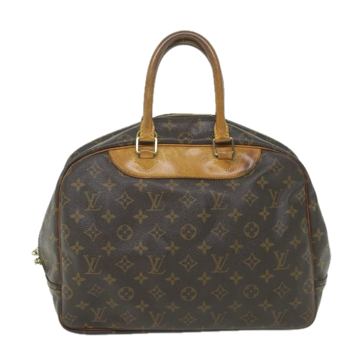 LOUIS VUITTON Monogram Deauville Hand Bag M47270 LV Auth ar10619B