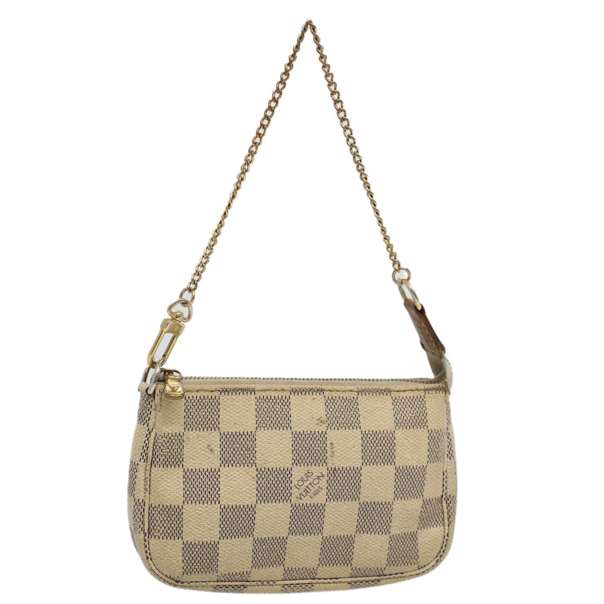 LOUIS VUITTON Damier Azur Mini Pochette Accessoires Pouch N58010 Auth ar10621B