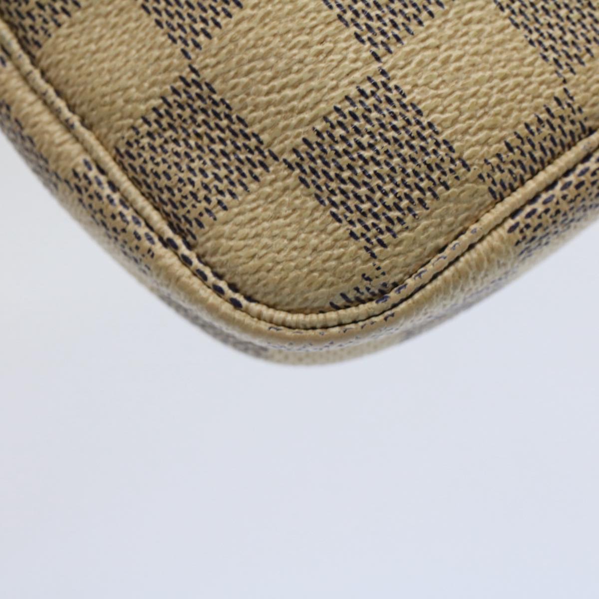 LOUIS VUITTON Damier Azur Mini Pochette Accessoires Pouch N58010 Auth ar10621B