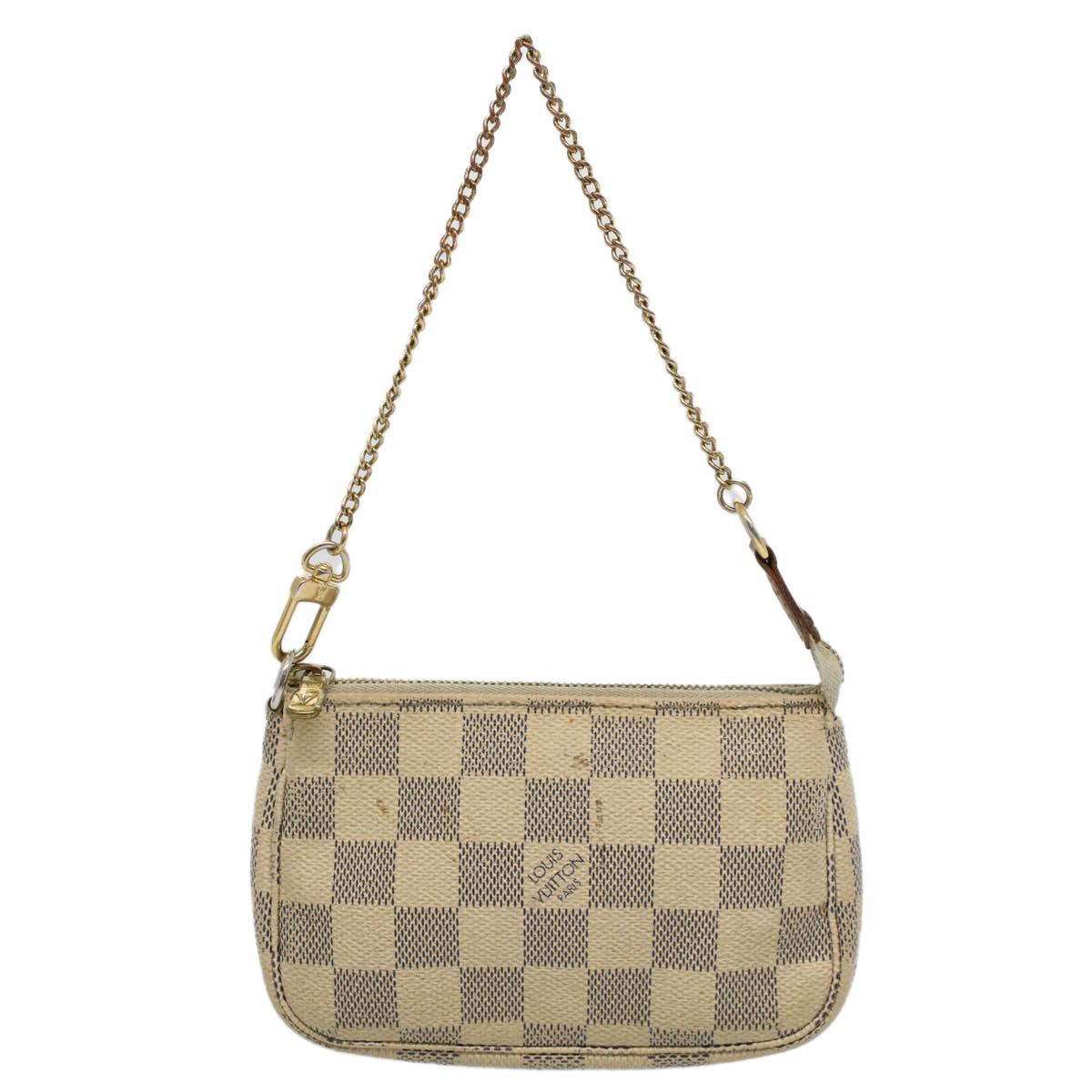 LOUIS VUITTON Damier Azur Mini Pochette Accessoires Pouch N58010 Auth ar10621B