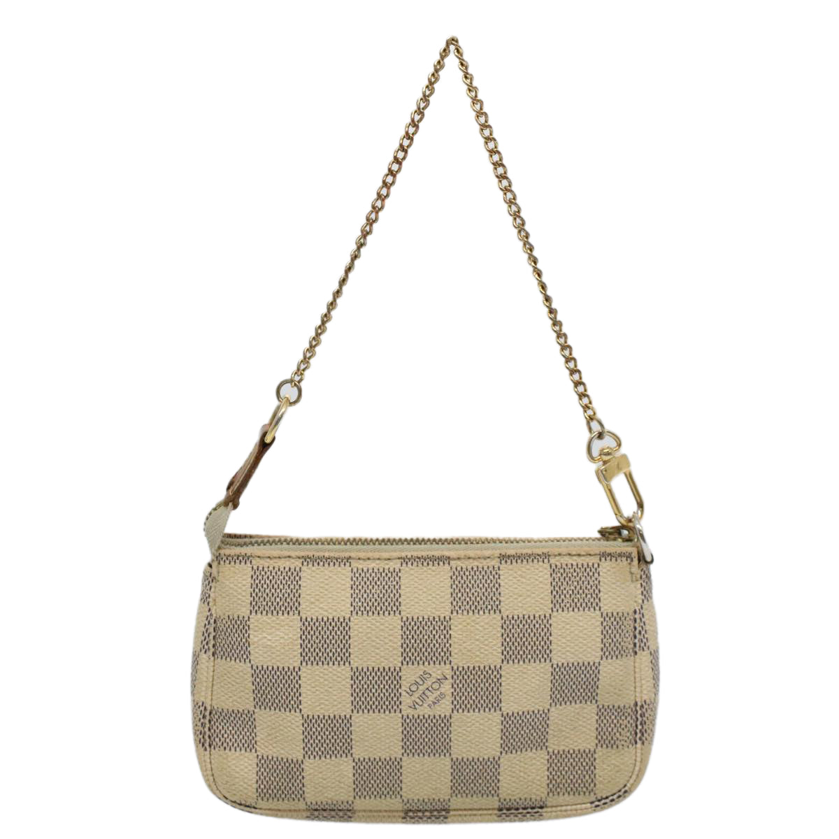 LOUIS VUITTON Damier Azur Mini Pochette Accessoires Pouch N58010 Auth ar10621B