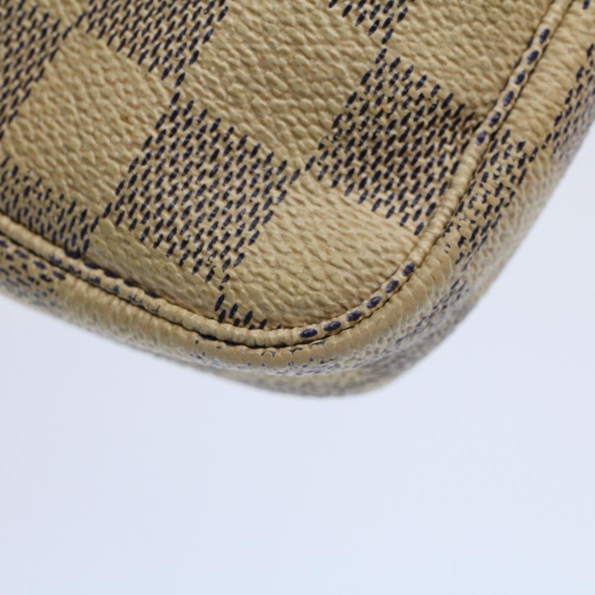 LOUIS VUITTON Damier Azur Mini Pochette Accessoires Pouch N58010 Auth ar10621B