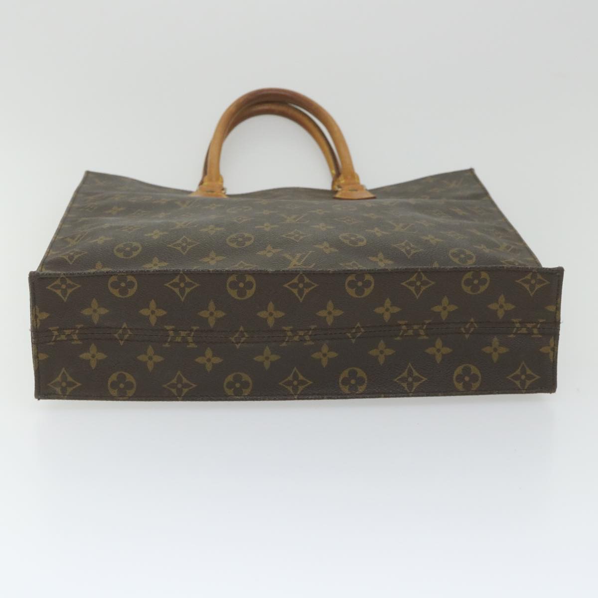 LOUIS VUITTON Monogram Sac Plat Hand Bag M51140 LV Auth ar10635B