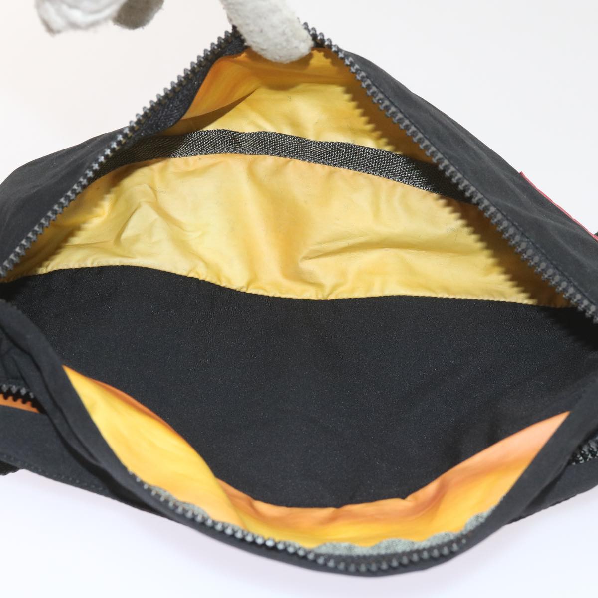 PRADA Waist bag Nylon Black Auth ar10707