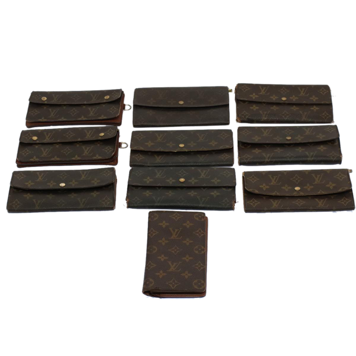 LOUIS VUITTON Monogram Wallet 10set LV Auth ar10754