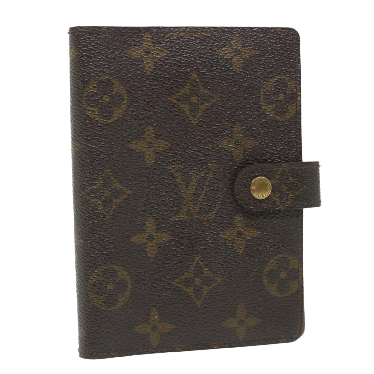 LOUIS VUITTON Monogram Agenda PM Day Planner Cover R20005 LV Auth ar10774