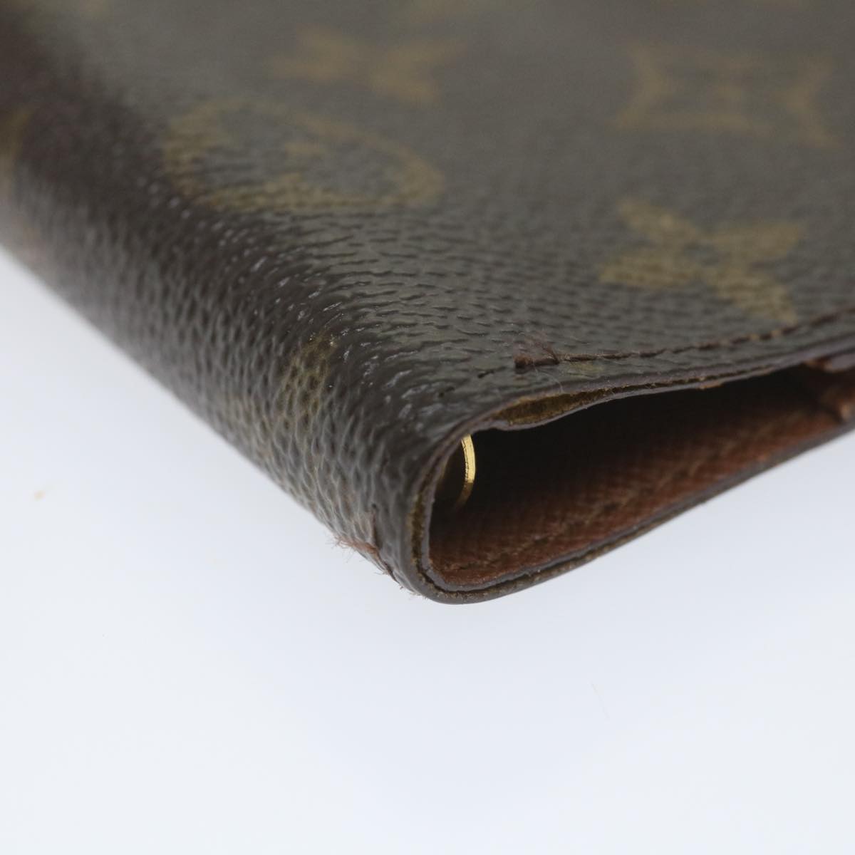 LOUIS VUITTON Monogram Agenda PM Day Planner Cover R20005 LV Auth ar10774