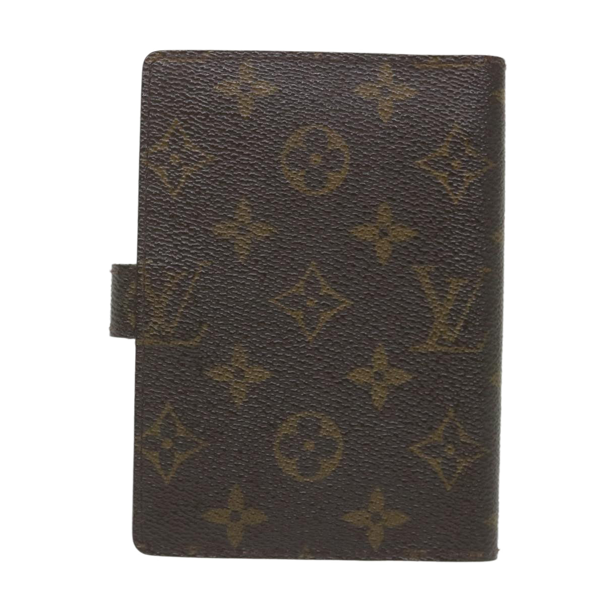 LOUIS VUITTON Monogram Agenda PM Day Planner Cover R20005 LV Auth ar10774