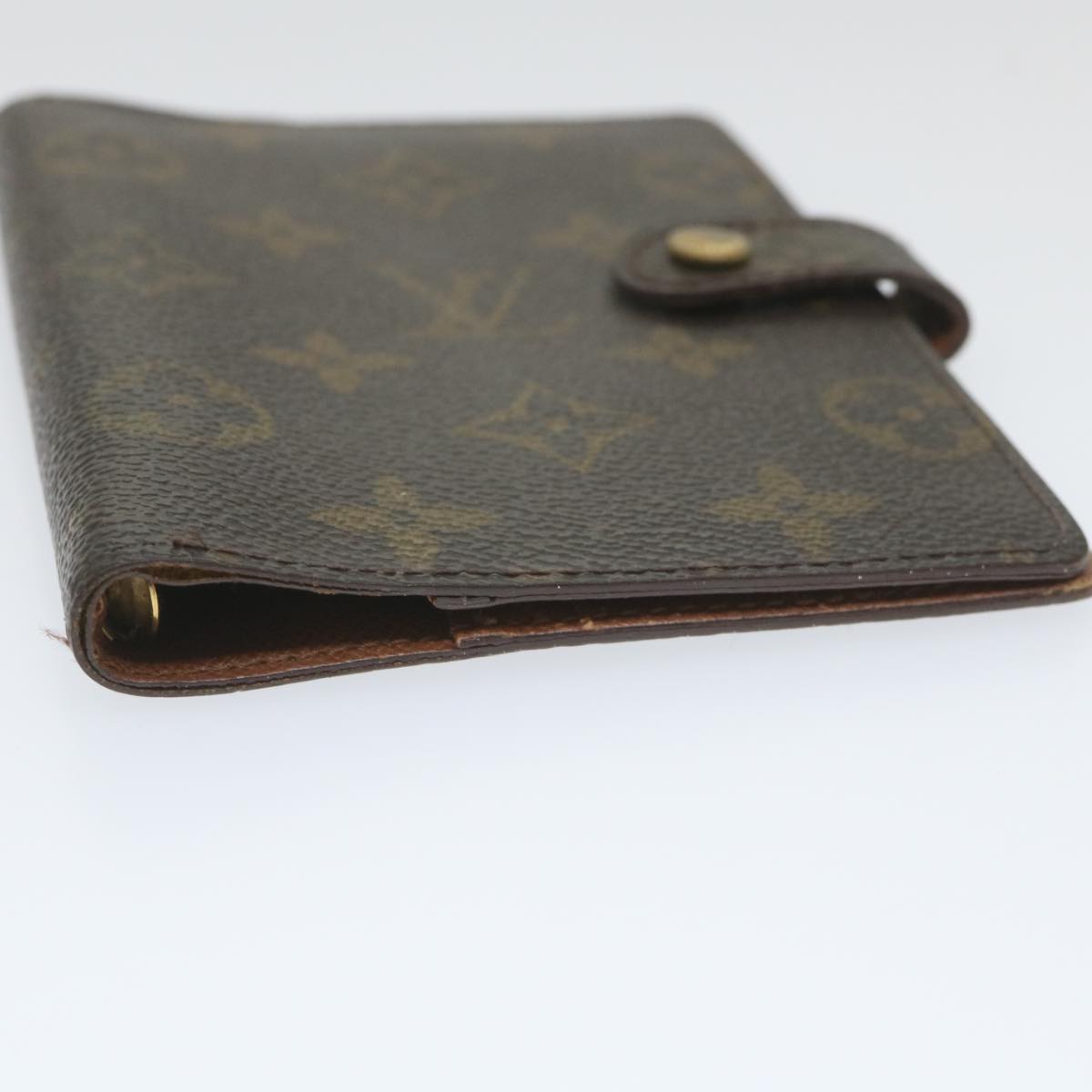 LOUIS VUITTON Monogram Agenda PM Day Planner Cover R20005 LV Auth ar10774