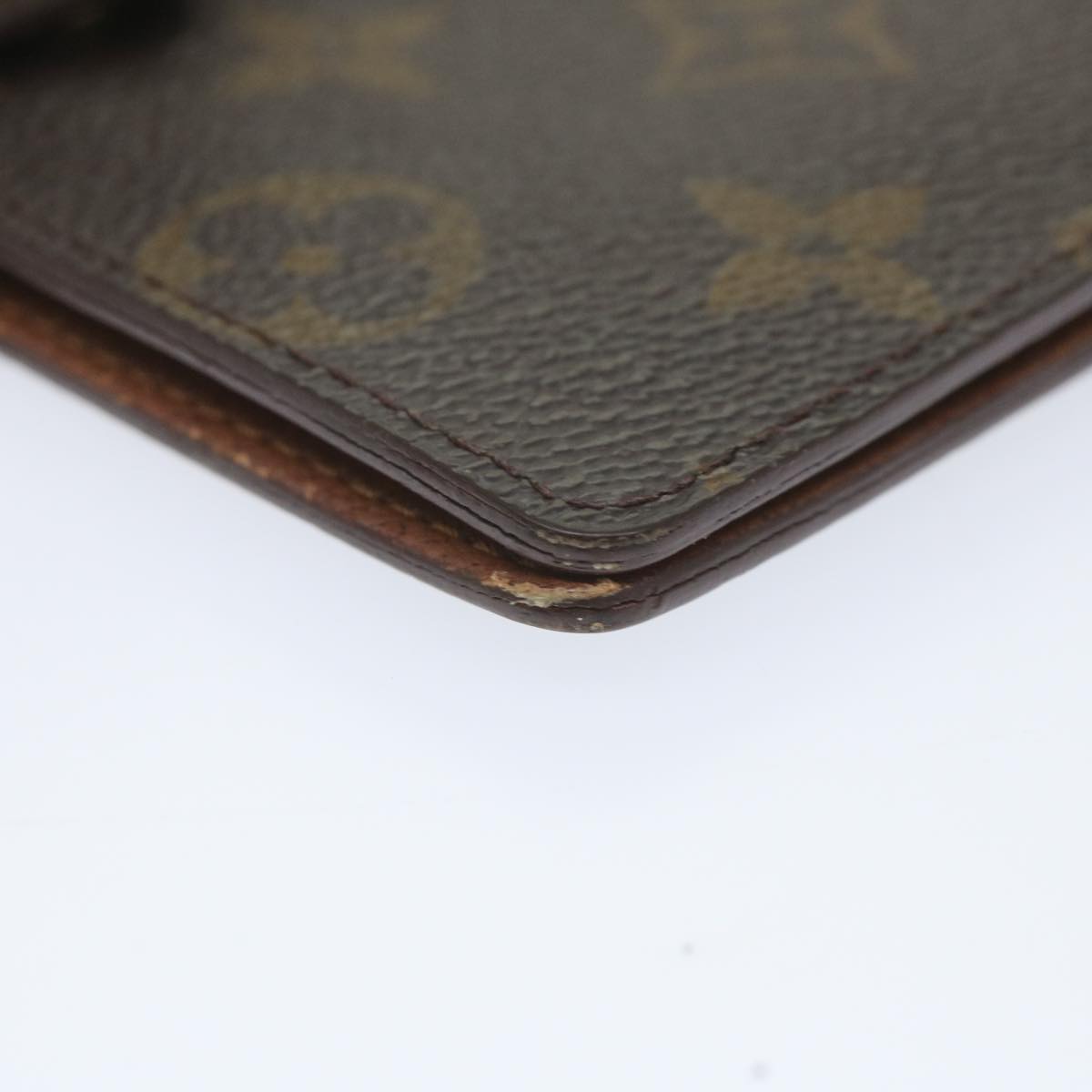 LOUIS VUITTON Monogram Agenda PM Day Planner Cover R20005 LV Auth ar10774