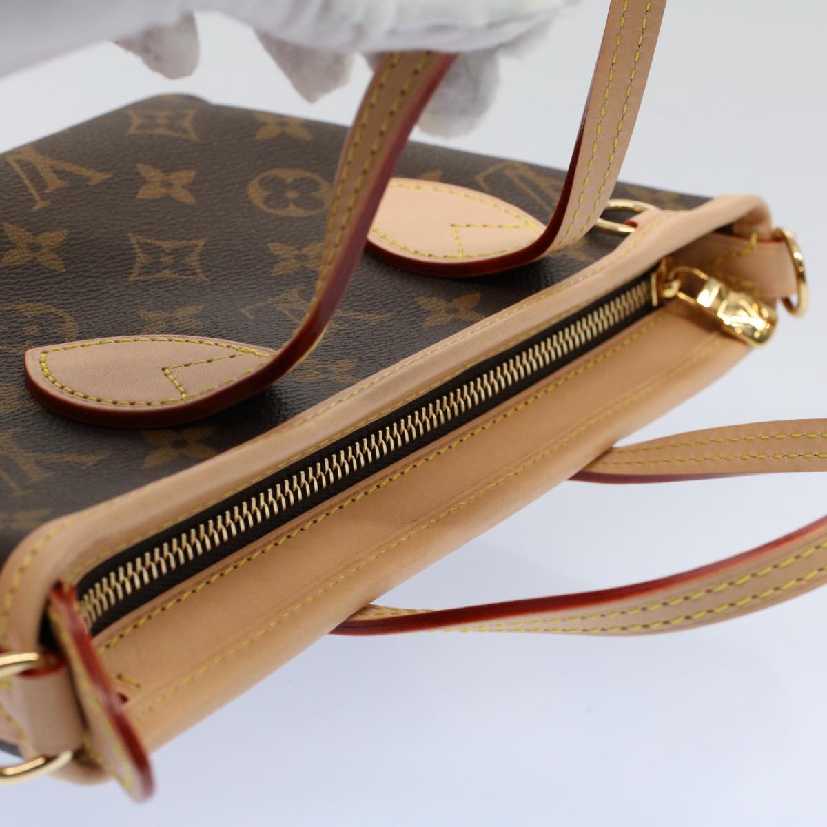 LOUIS VUITTON Monogram Neverfull BB Hand Bag 2way M46705 LV Auth ar10816S