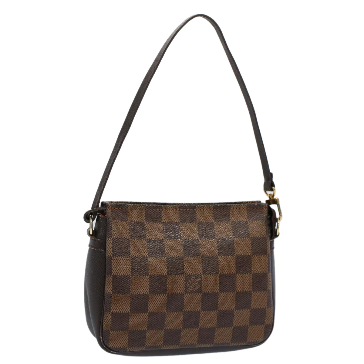 LOUIS VUITTON Damier Ebene Trousse makeup Pouch N51982 LV Auth ar10848B