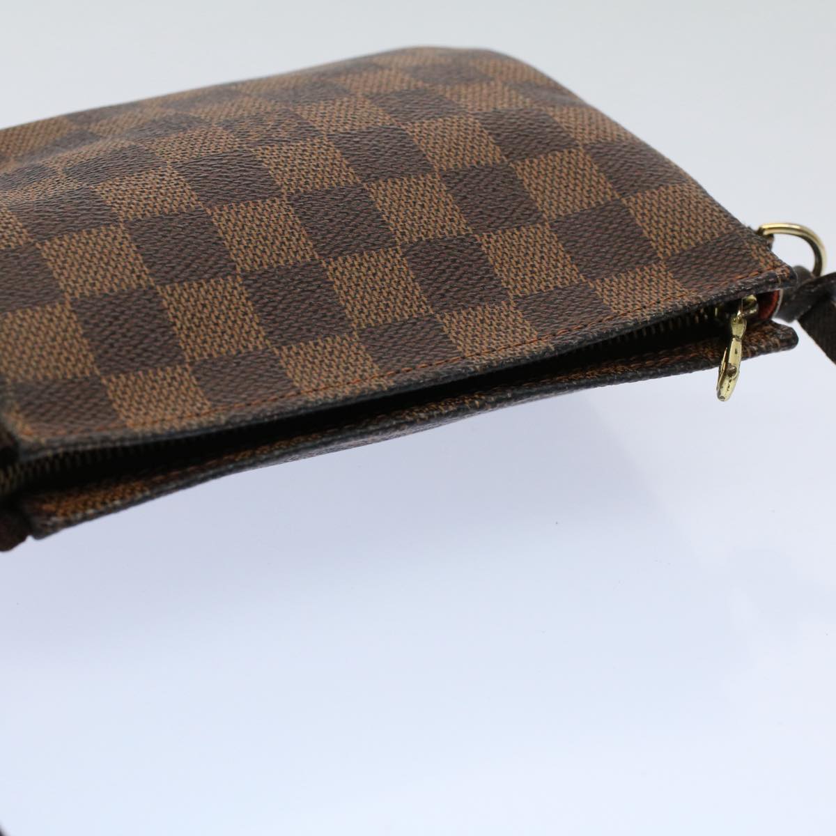 LOUIS VUITTON Damier Ebene Trousse makeup Pouch N51982 LV Auth ar10848B