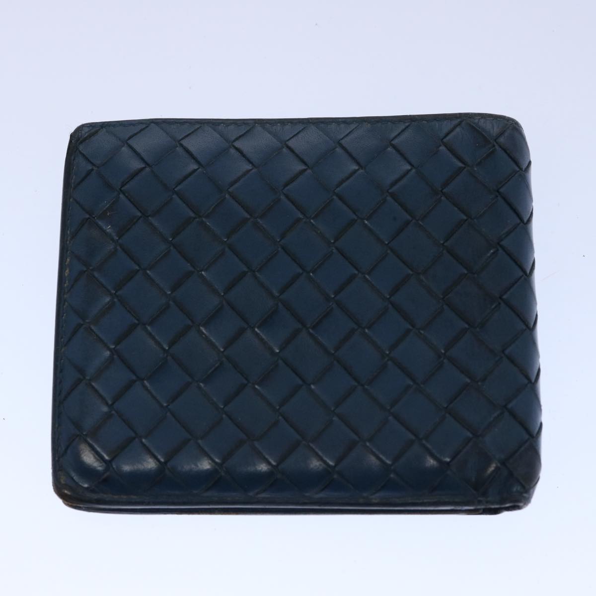 BOTTEGA VENETA INTRECCIATO Wallet Leather 7Set Brown Black blue Auth ar10902