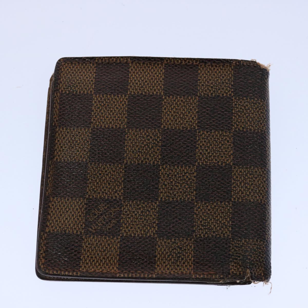 LOUIS VUITTON Monogram Damier Azur Ebene Wallet 4Set LV Auth ar10932