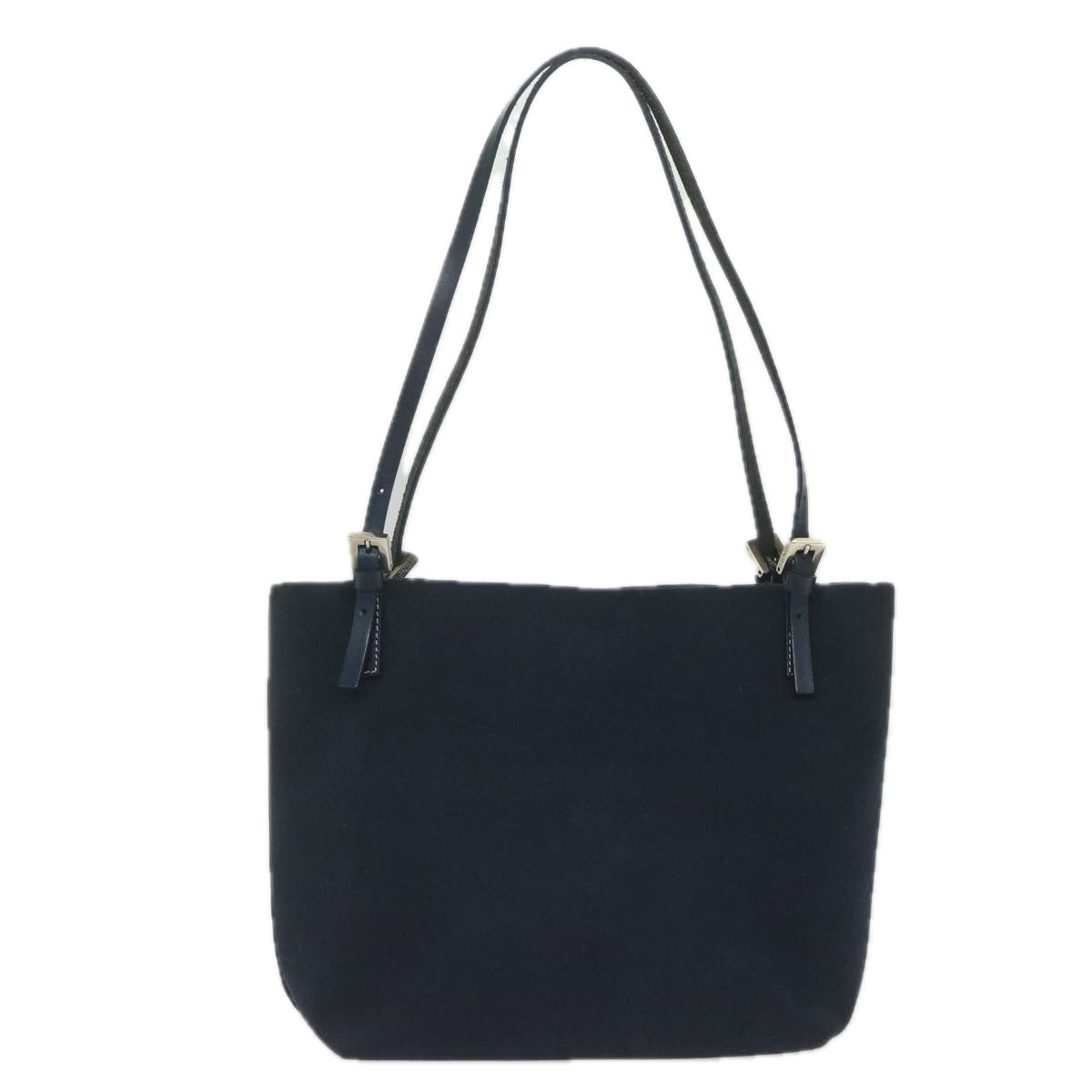 FENDI Tote Bag Canvas Navy Auth ar10959B