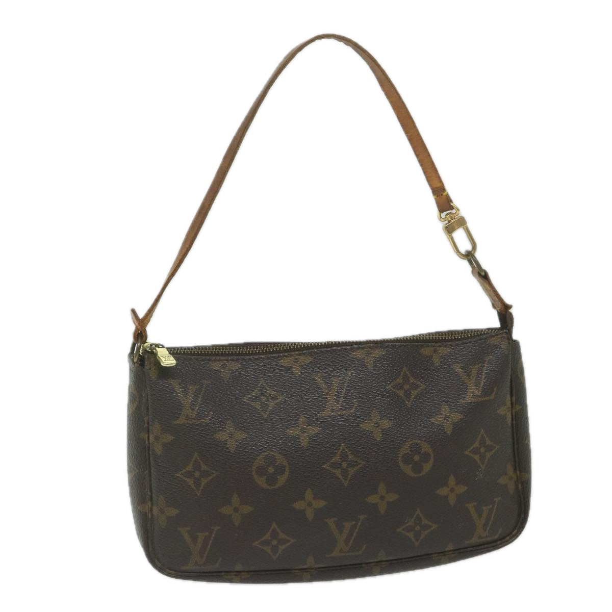 LOUIS VUITTON Monogram Pochette Accessoires Pouch M51980 LV Auth ar10975B