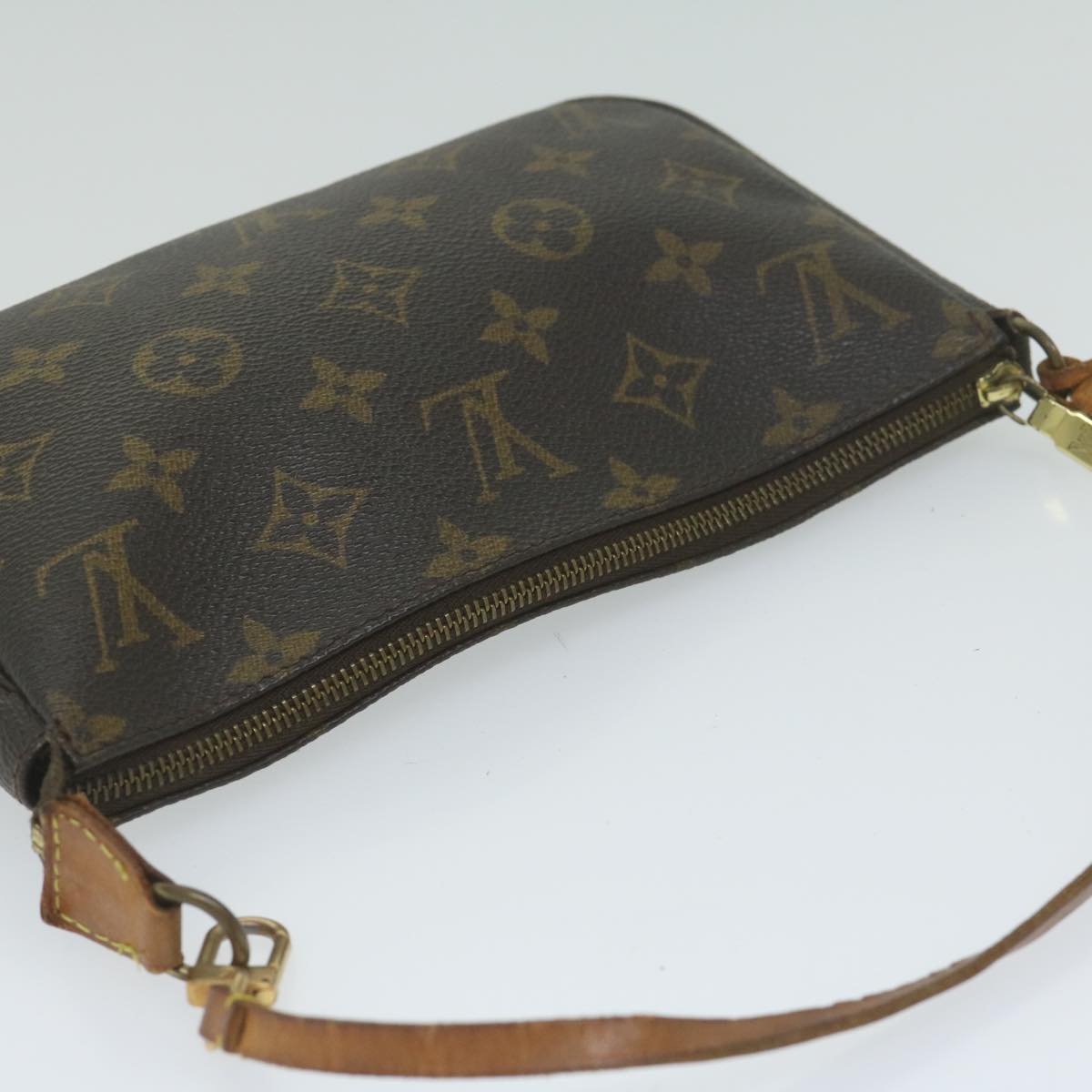 LOUIS VUITTON Monogram Pochette Accessoires Pouch M51980 LV Auth ar10975B