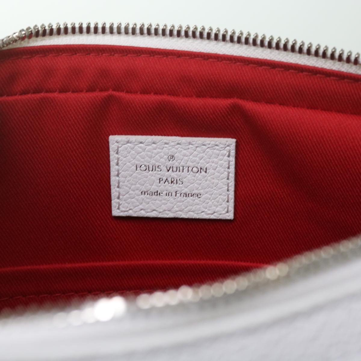 LOUIS VUITTON Damier Giant Spray Trio Messenger Bag White M20665 Auth ar11066SM