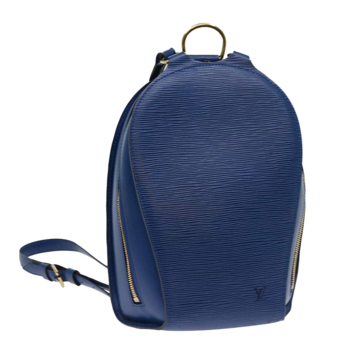 LOUIS VUITTON Epi Mabillon Backpack Blue M52235 LV Auth ar11154B