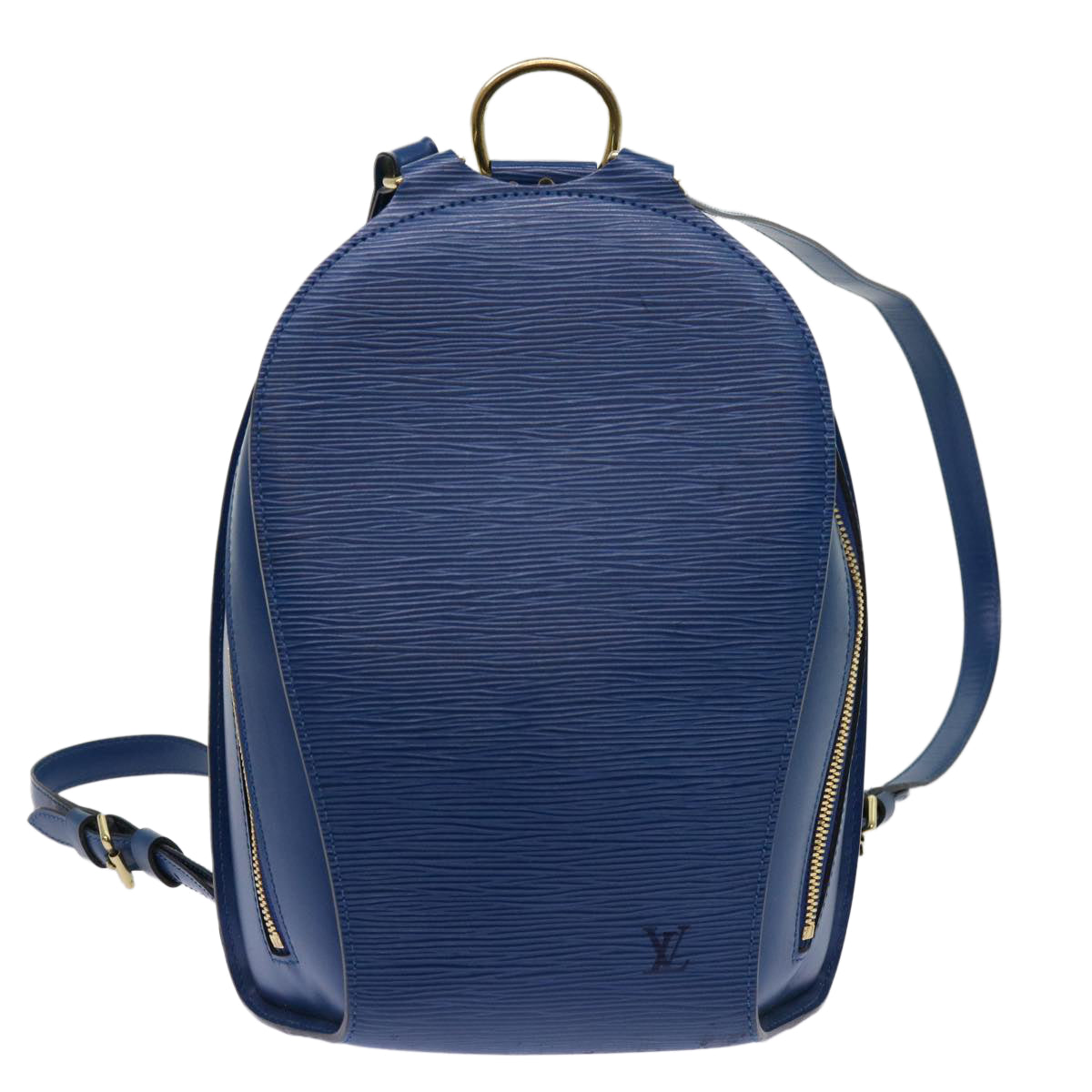 LOUIS VUITTON Epi Mabillon Backpack Blue M52235 LV Auth ar11154B