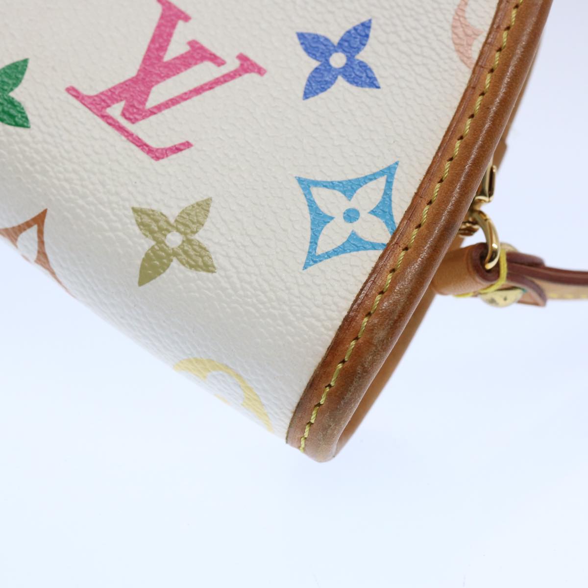 LOUIS VUITTON Multicolor Shirley Shoulder Bag White M40049 LV Auth ar11155B