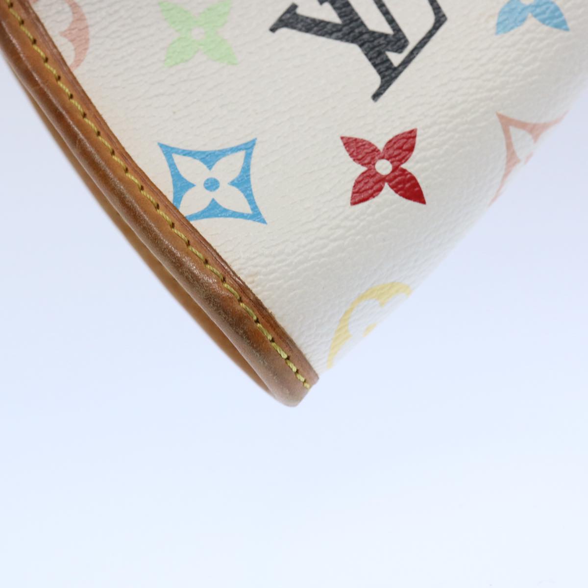 LOUIS VUITTON Multicolor Shirley Shoulder Bag White M40049 LV Auth ar11155B