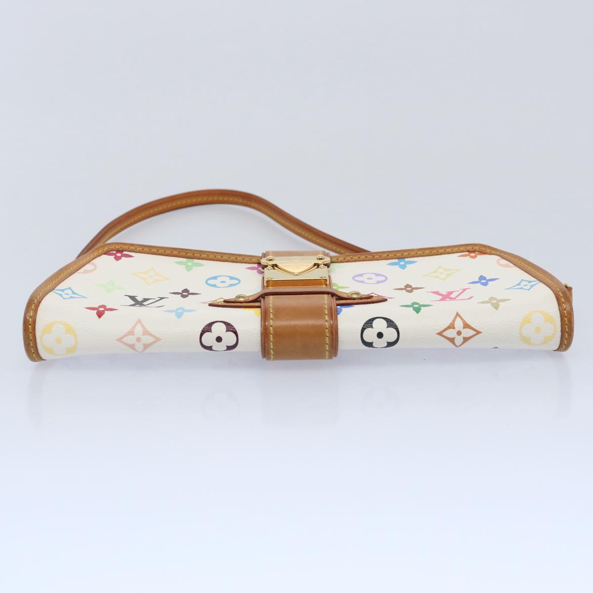 LOUIS VUITTON Multicolor Shirley Shoulder Bag White M40049 LV Auth ar11155B