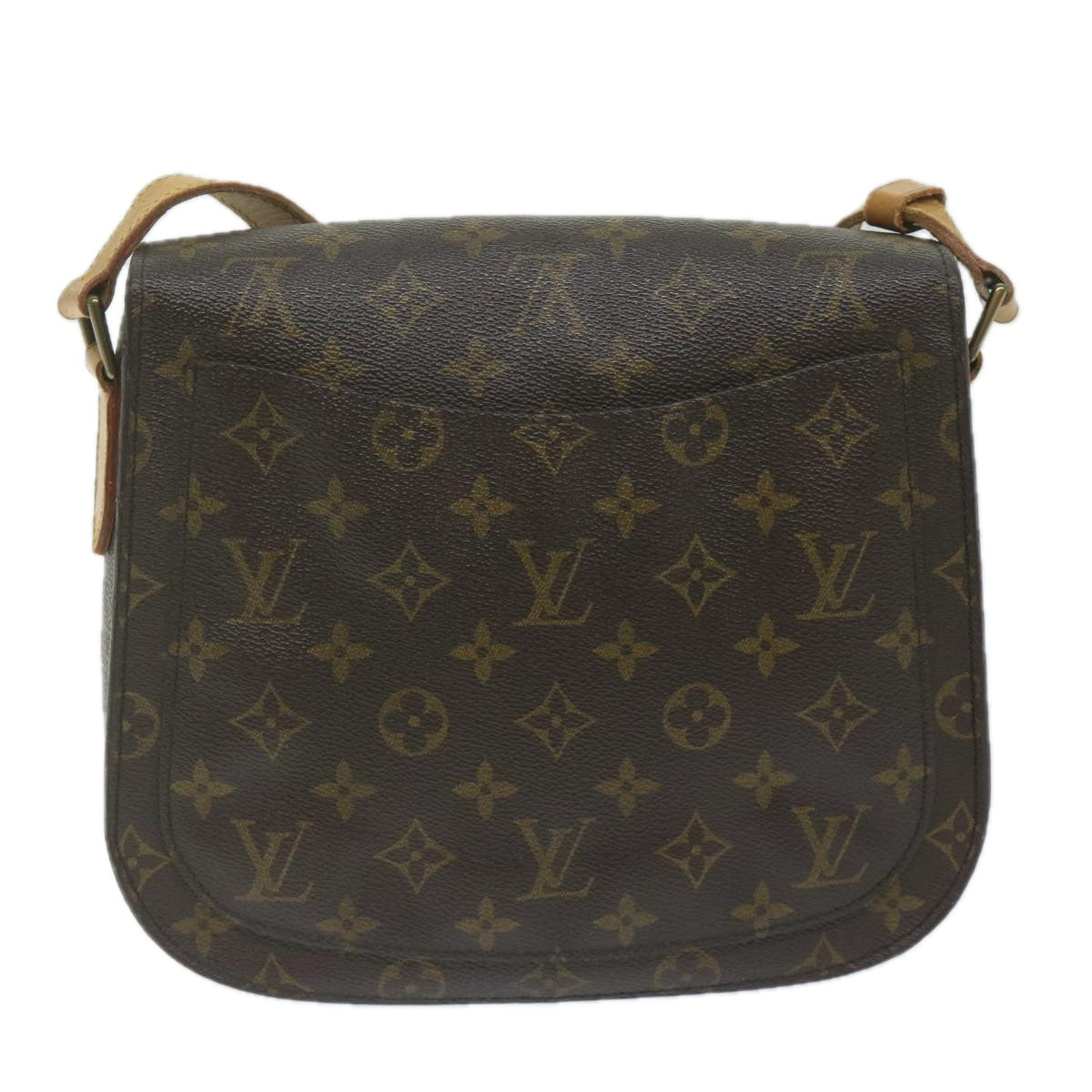 LOUIS VUITTON Monogram Saint Cloud GM Shoulder Bag M51242 LV Auth ar11186B